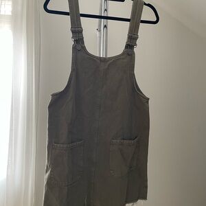 Pull&Bear Olive Green Dress